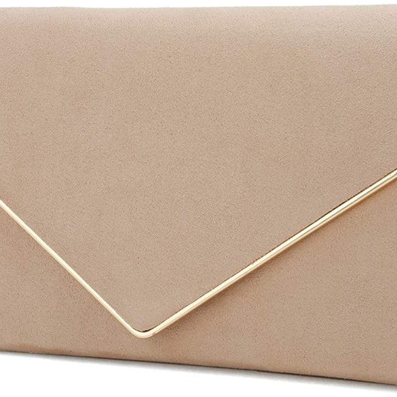Charming Tailor Faux Suede Clutch Bag - Picture 6 of 7